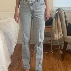 Abercrombie & Fitch Light Blue Straight Leg Jeans